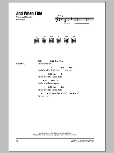 if i die chords|and when i die lyrics chords.